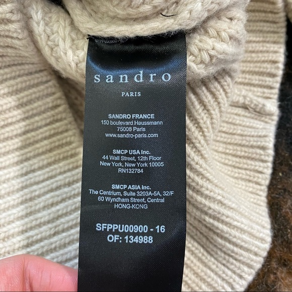 Sandro Paris Emmanuel Zip Up Jumper 